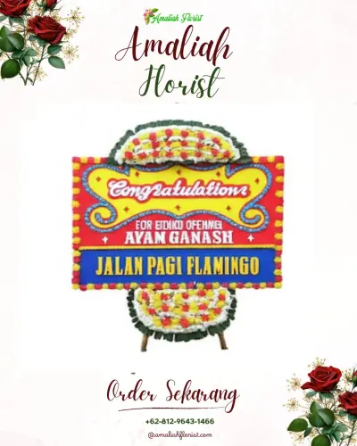 Bunga Papan Congratulation di Petir